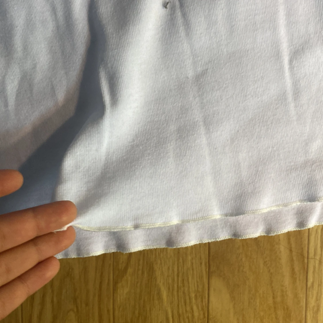 Vit långärmad  - 91