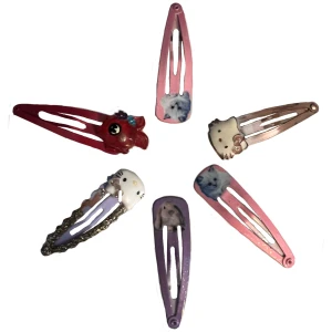 Kawaii hårspännen - Kawaii hårspännen med djur och hello Kitty<3