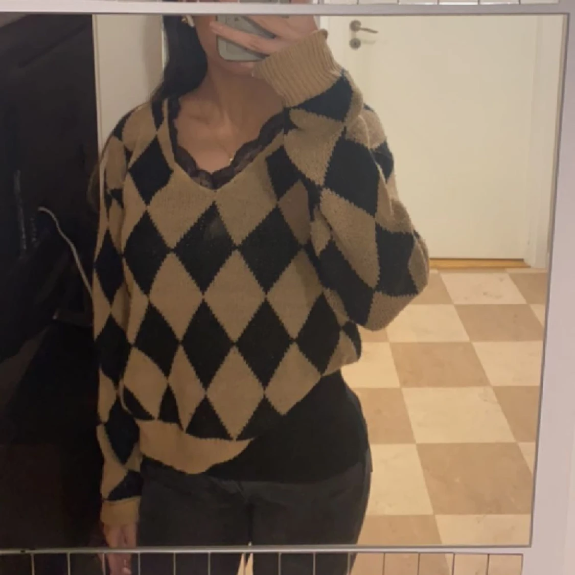 Stickad tröja  - 90