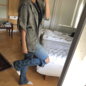 Mysig kofta - Så mysig kofta till hösten, najs att h både stängd och öppnad