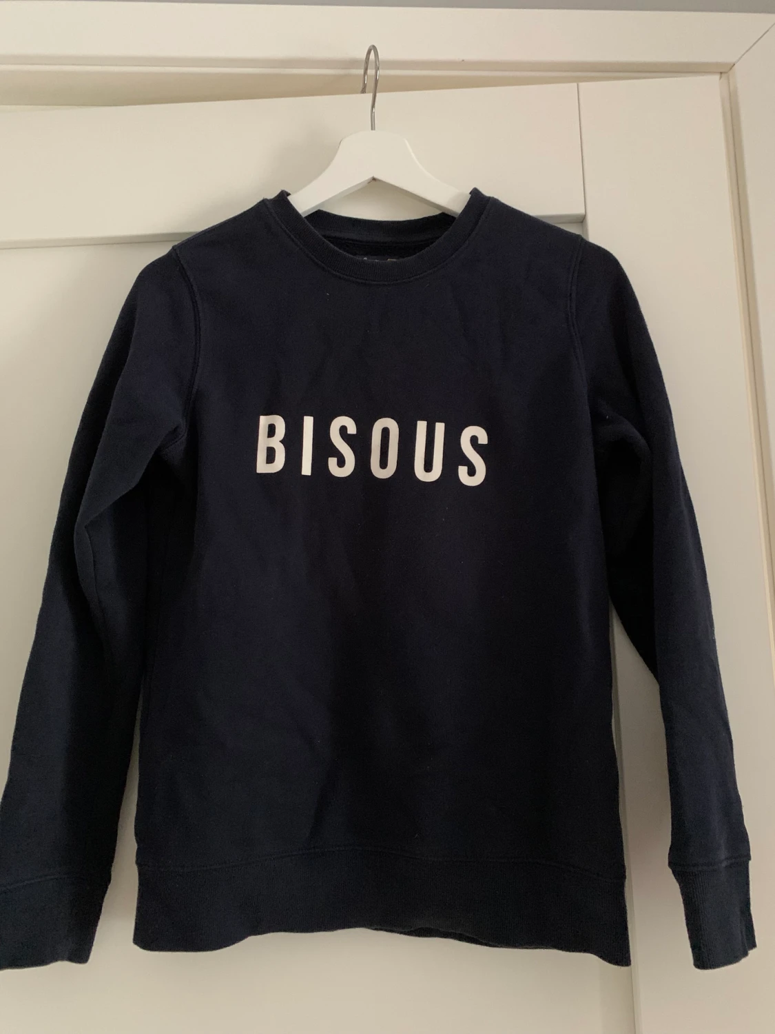 Marinblå sweatshirt  - 90