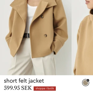 Kappa - Beige kappa från Ginatricot, strl M. Slutsåld online, köptes för cirka en månad sedan och är helt ny.🥰
