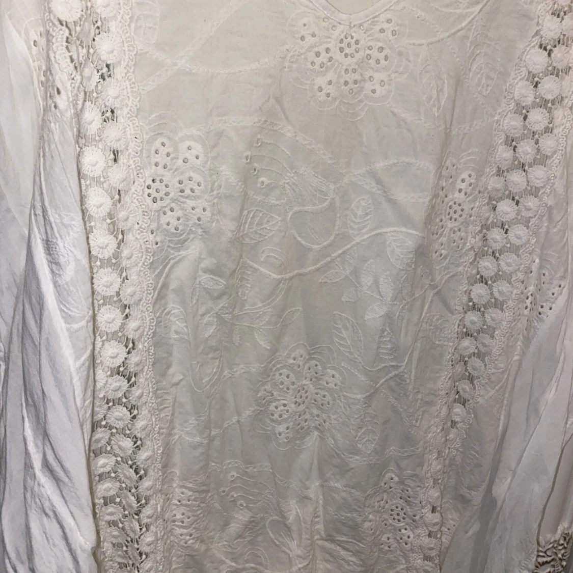 Vit blus/tunika - 90