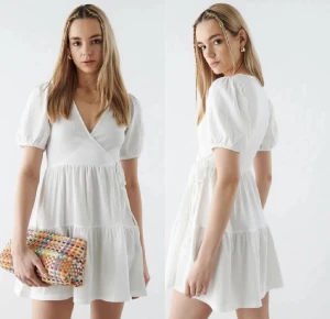 Studentklänning - Superfin vit klänning, aldrig andvänd, så fin till tex student eller midsommar obs lånad bild🥰