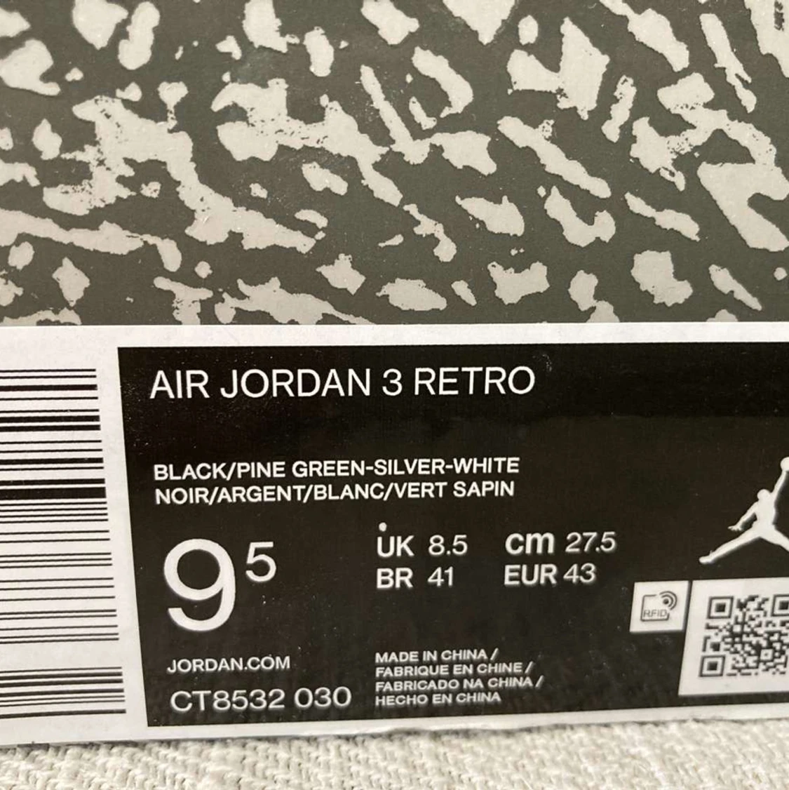 Jordan 3 pine green - 91