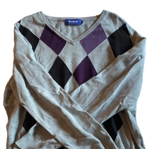 farfarströja  - söt rutig farfarströja med lila rutor ⭐️