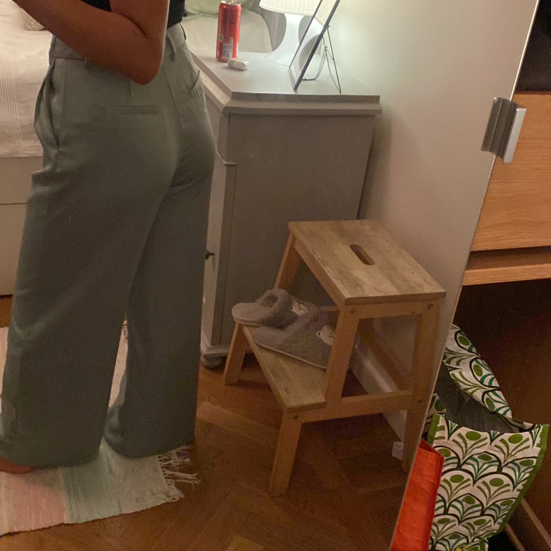 gröna kostymbyxor - 90