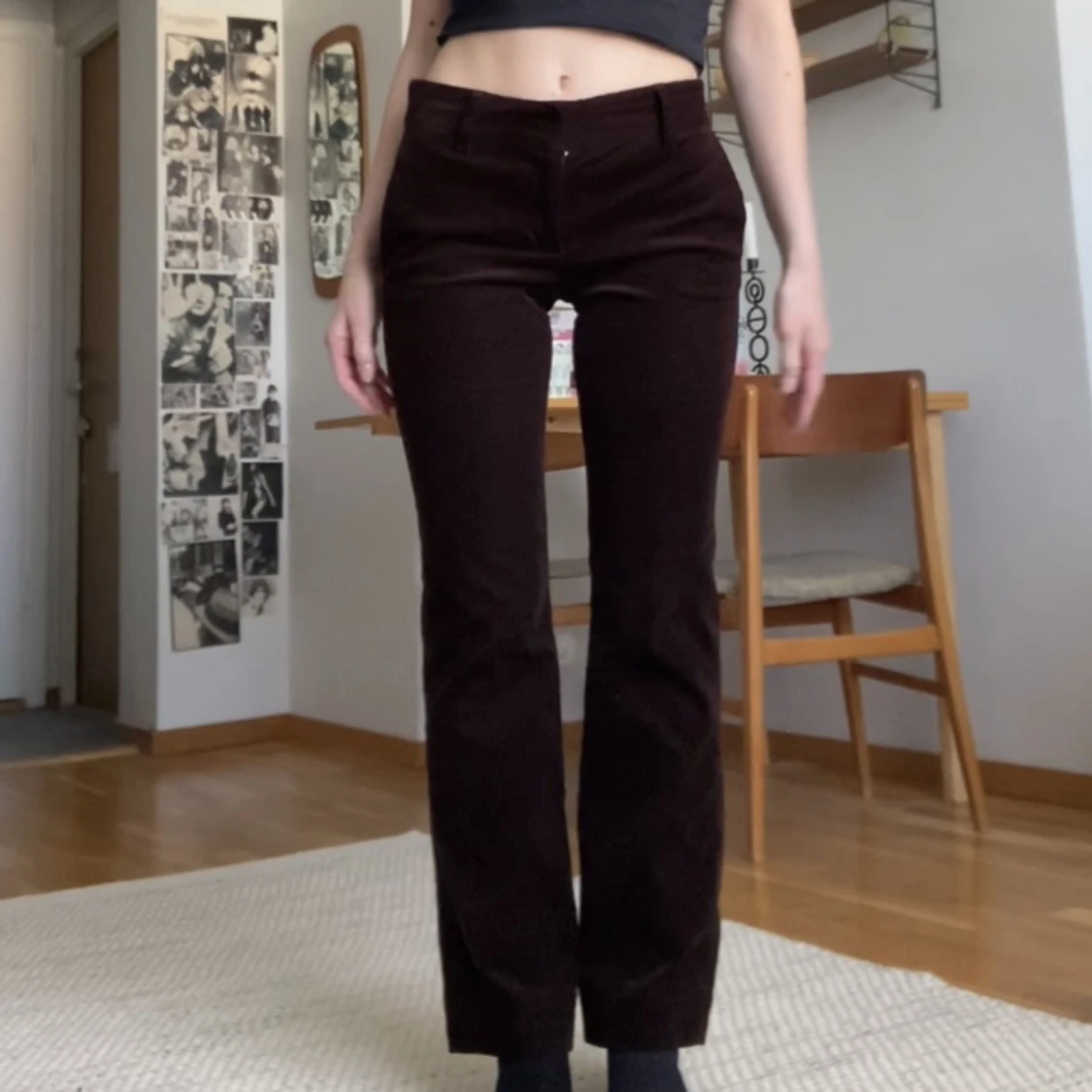 Lågmidjade manchesterbyxor! - 90