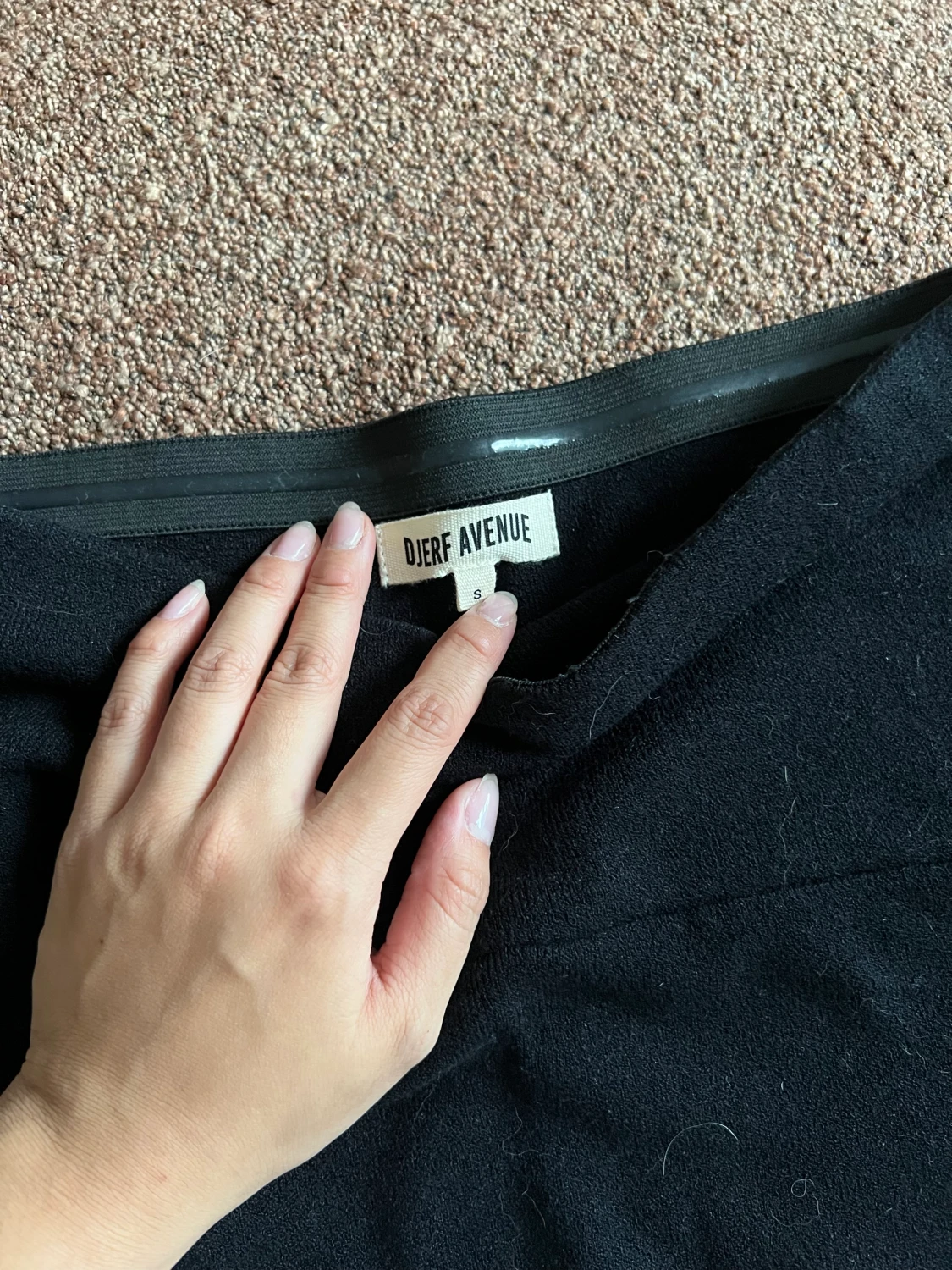 Djerf Avenue Tube Top Liquorice S - 91