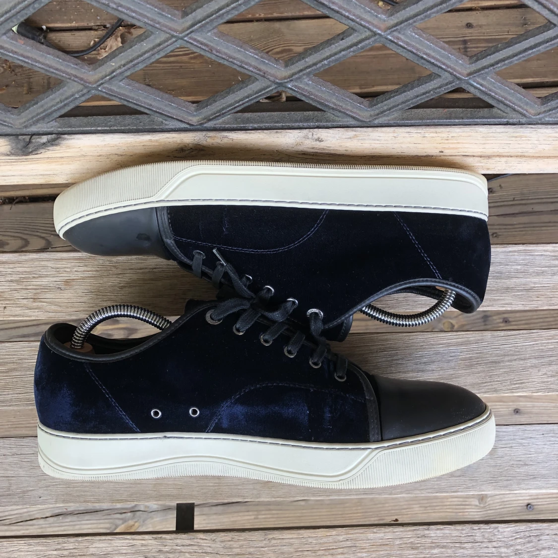 Lanvin velvet cap toe  - 91