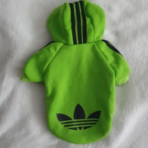 Hundtröja Hoodie - Grön hoodie till liten hund. Endast testad. Mäter ca 25-30 cm över ryggen och ca 35-40 cm runt bröstet.  Kan tänka mig byta mot annat. Typ ett Curli sele i strl S eller någon tranportväska?