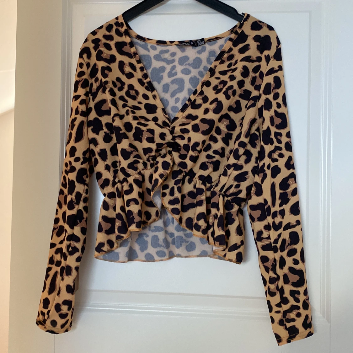 Leopardmönstrad blus 