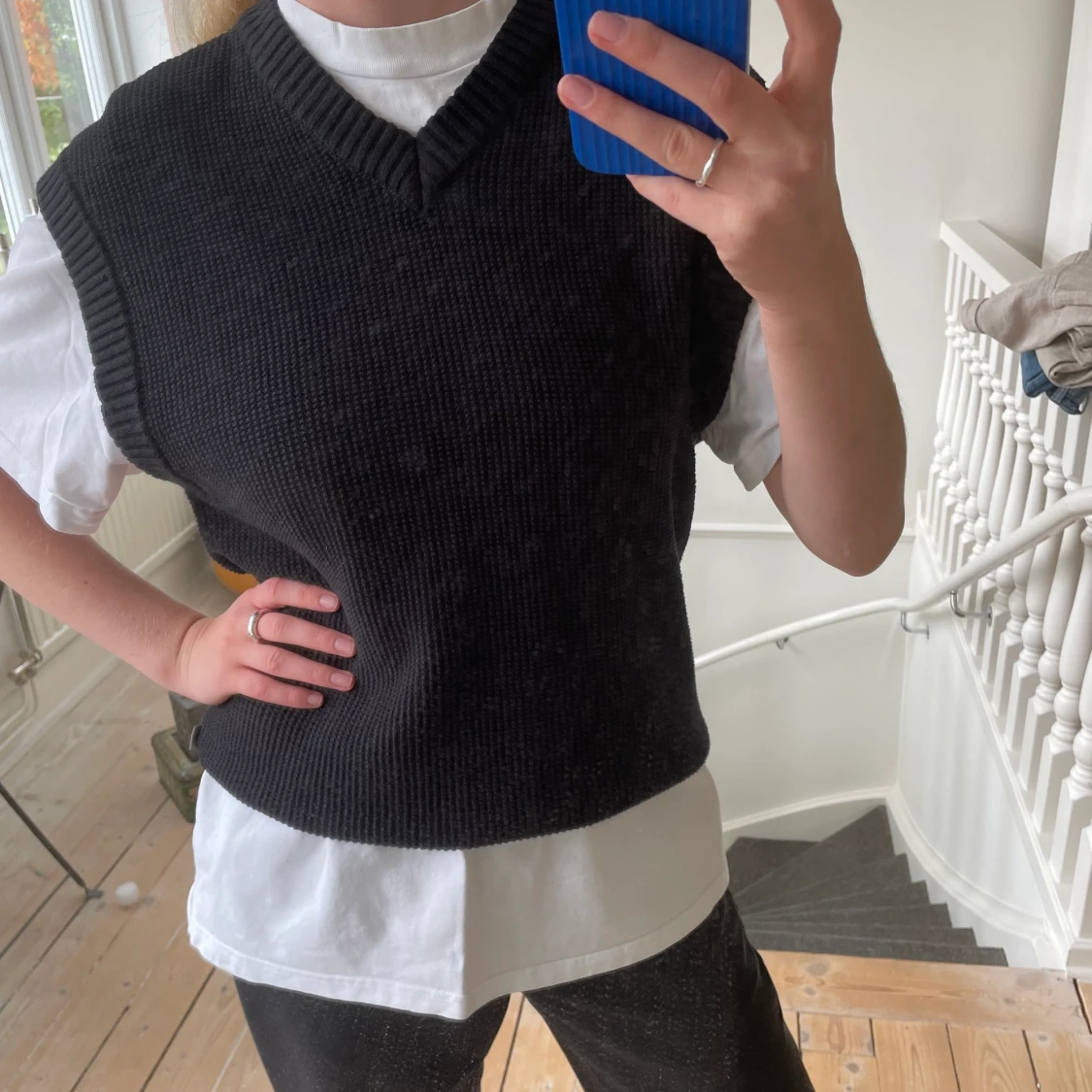 Stickad väst - 90