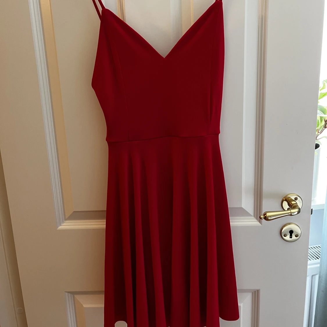 Röd kort klänning - 90