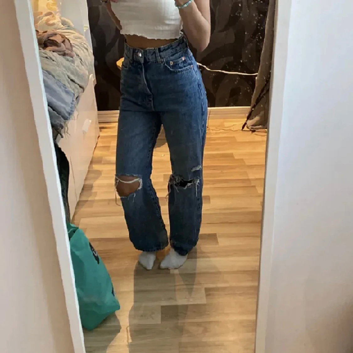 Högmidjade jeans