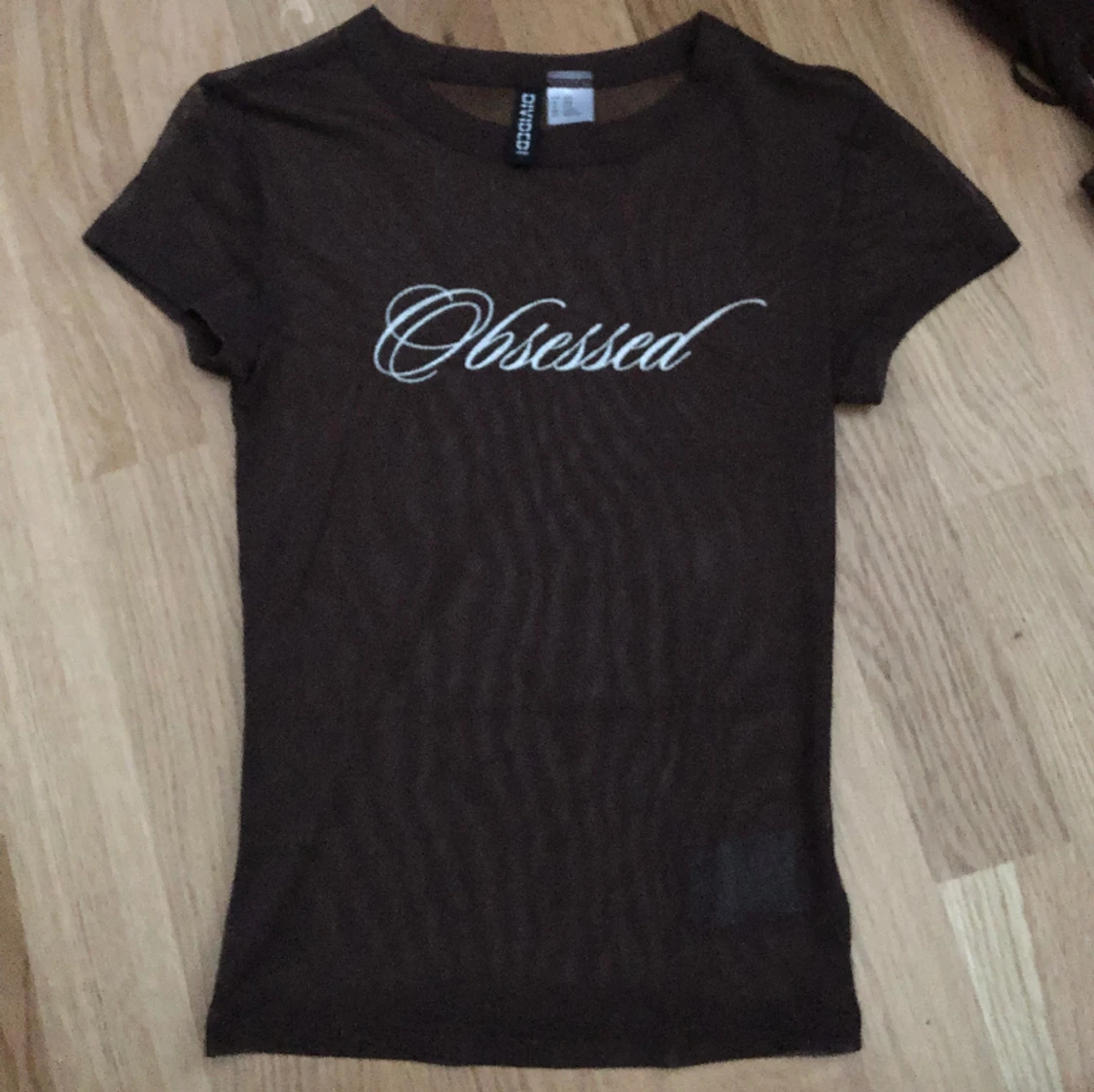 Genomskinlig brun tröja - 90