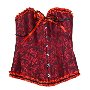 Röd korsett - röd/svart korsett som jag använt 1-3 gånger!❤️ FÖRST TILL KVARN 