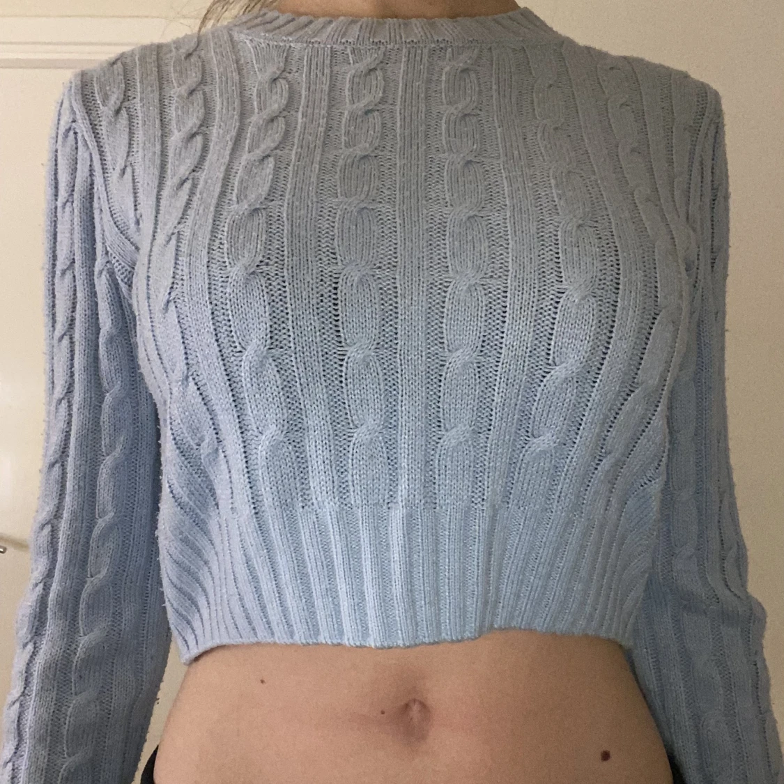 Snygg långärmad magtröja