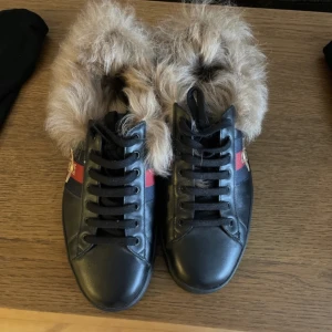 Gucci ACE fur  - Använda 1 gång på event, väldigt bra skick sällsynta och kostar upp mot 4000-6000 på andra hemsidor, säljer billigt för de ej används. 