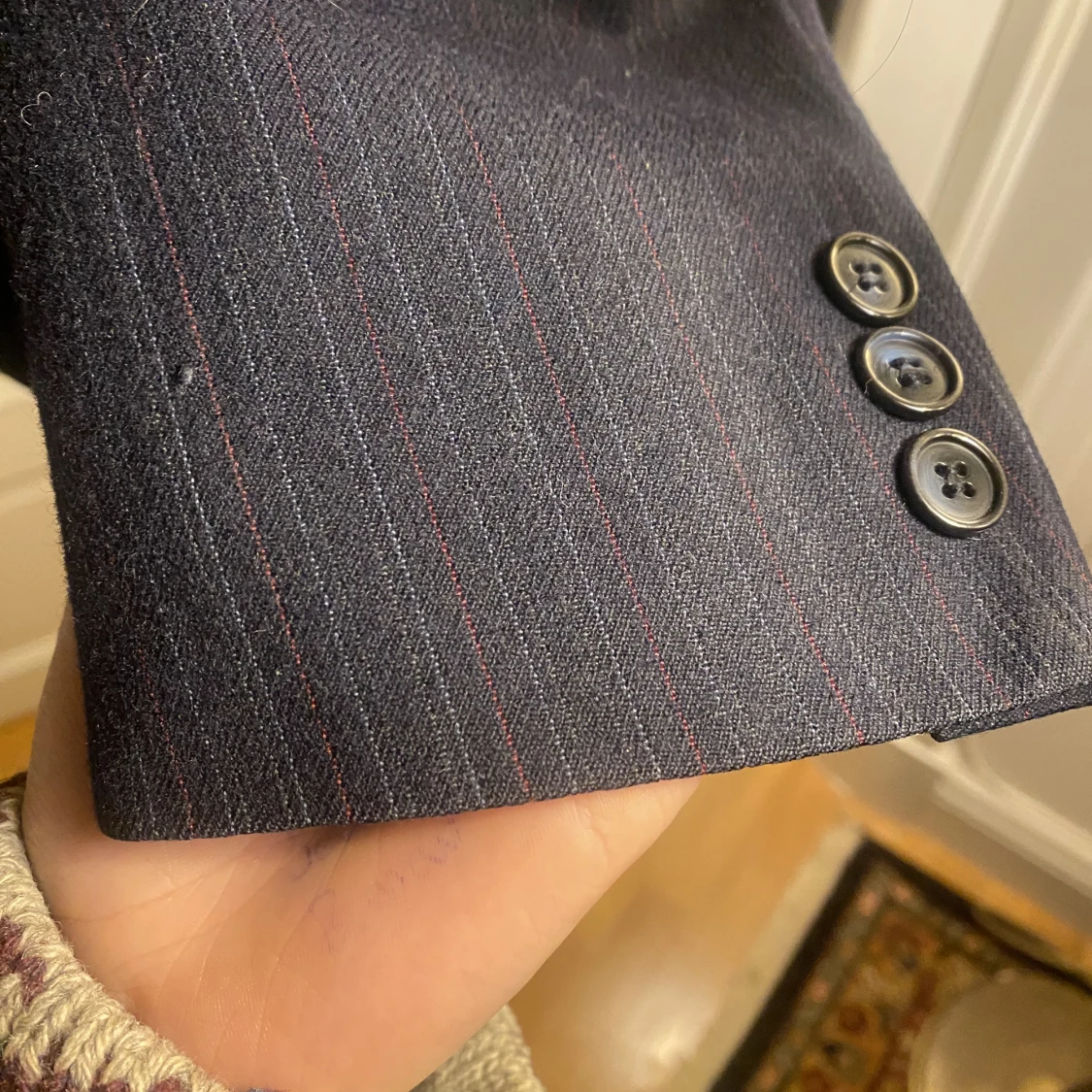 Marinblå kavaj - 91