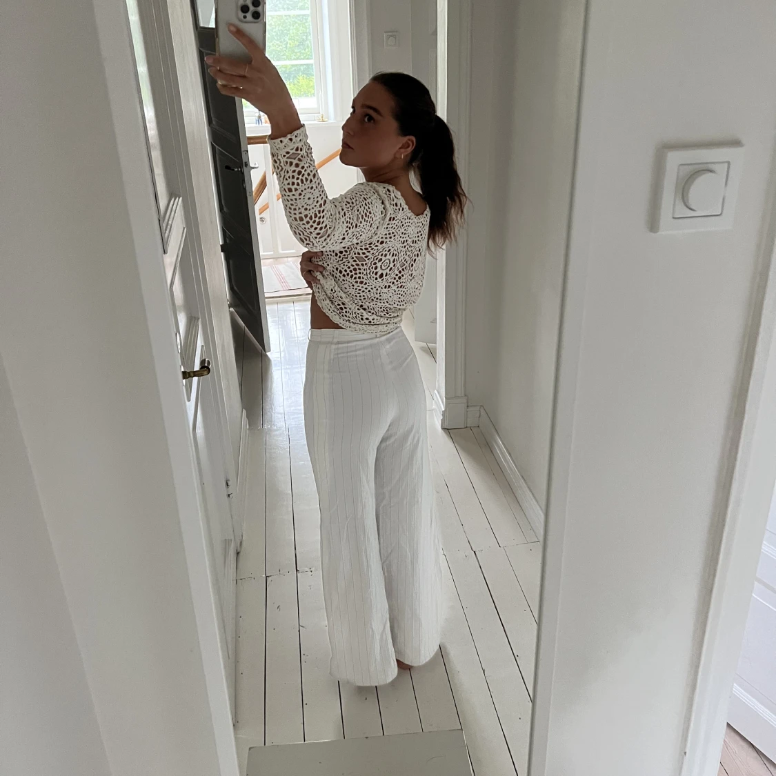 Vita kostymbyxor - 91