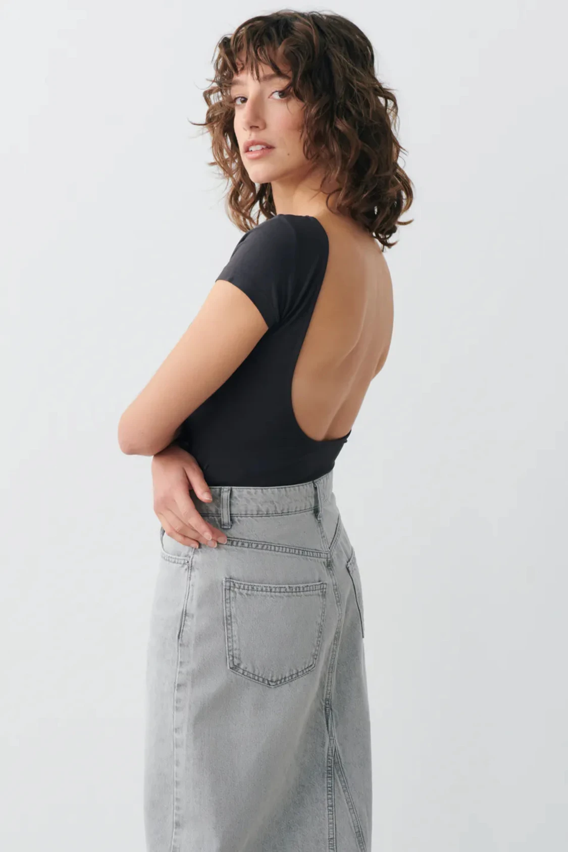 Öppen rygg topp - 90