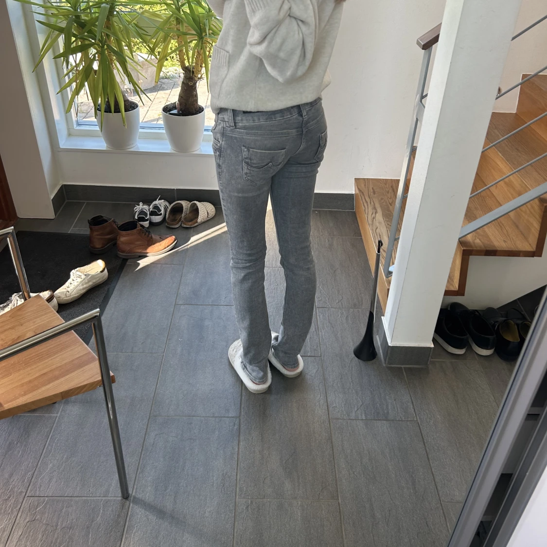 Low waist grå jeans - 91