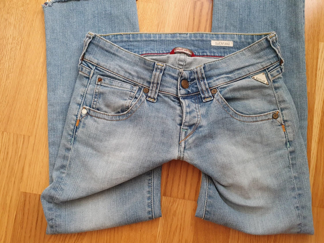 Lågmidjade replay jeans