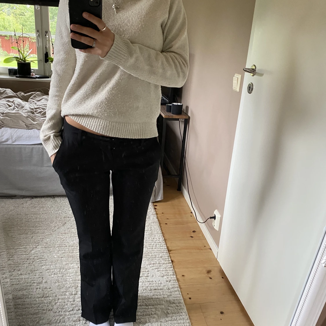 Bik bok lågmidjade kostymbyxor i petite - 90