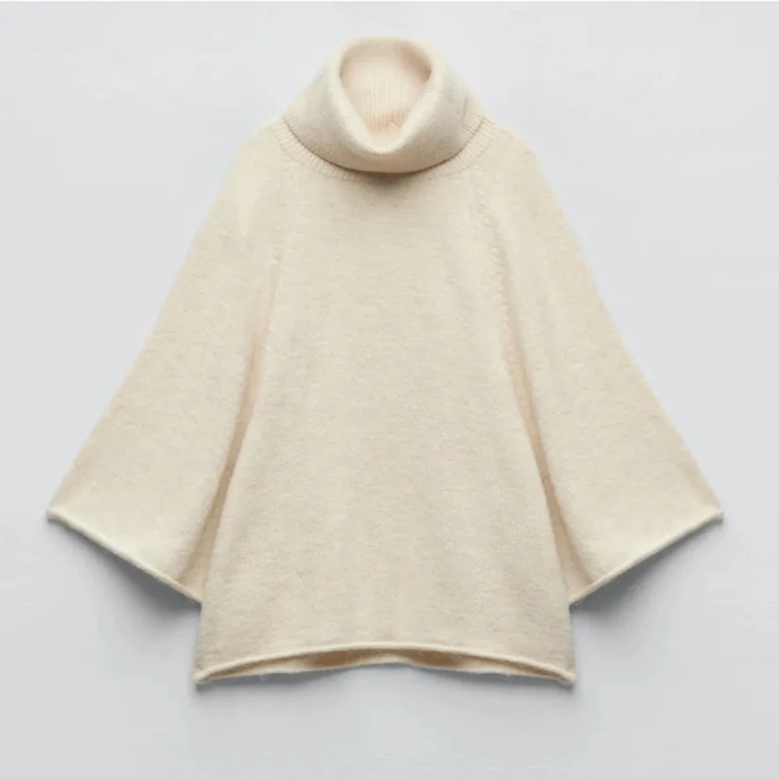 Zara stickad trekvartsärmad tröja