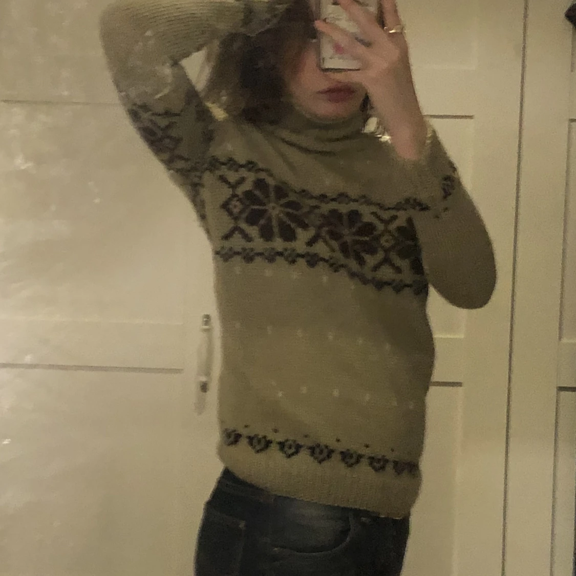 vintage stickad tröja!! 🪐🪐🪐