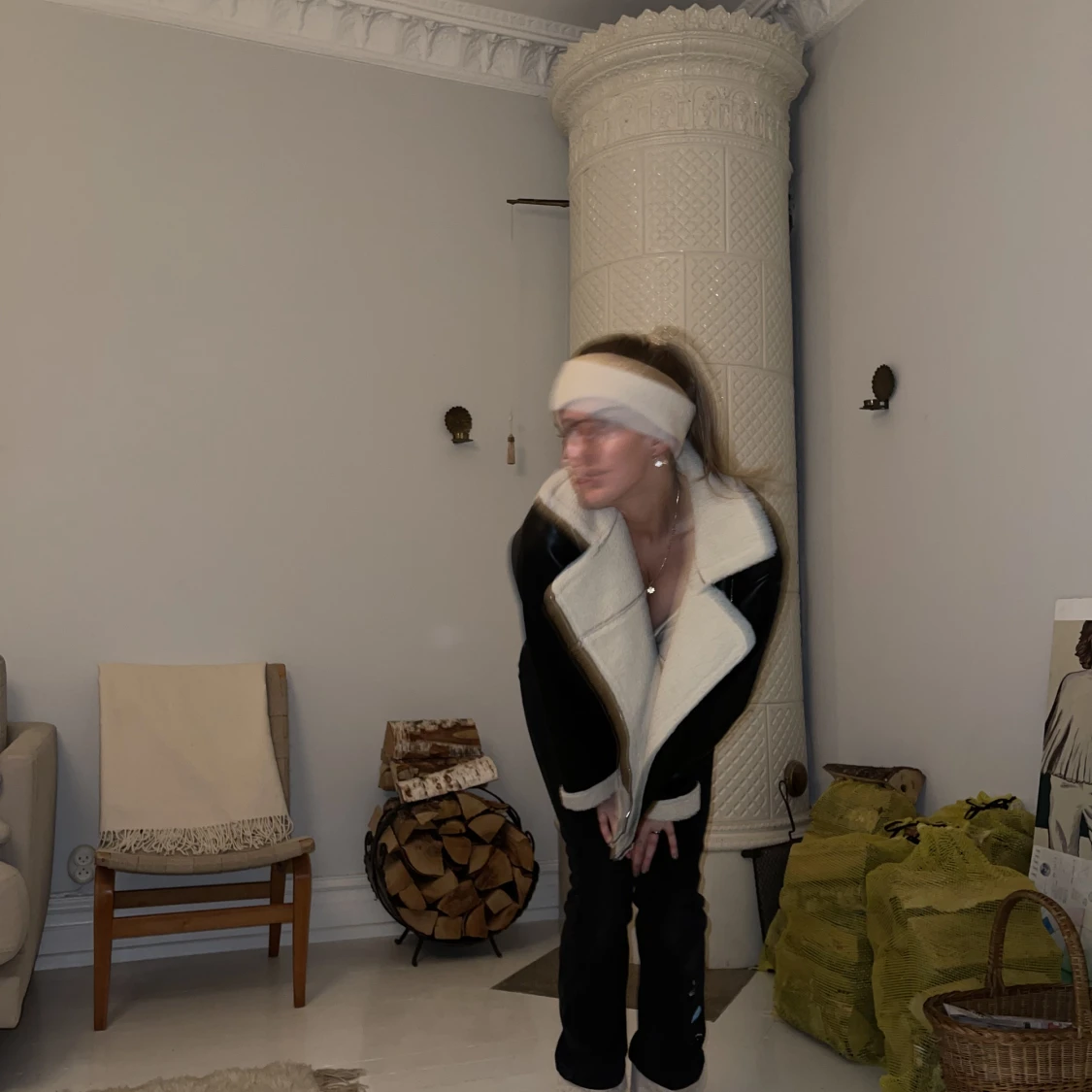 Snygg skinnjacka  - 91