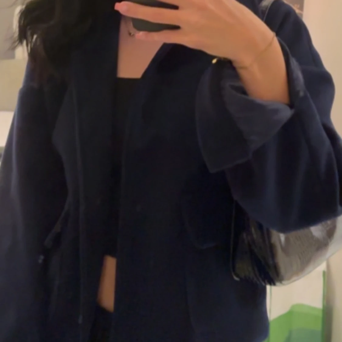 Marinblå kappa - 91