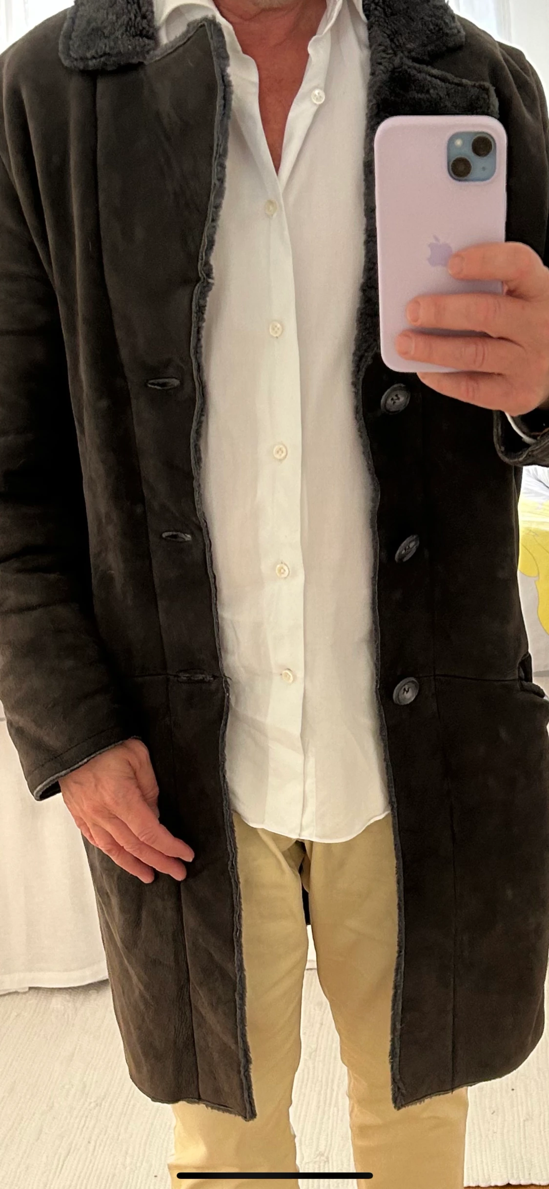 Amoress lammskinns päls