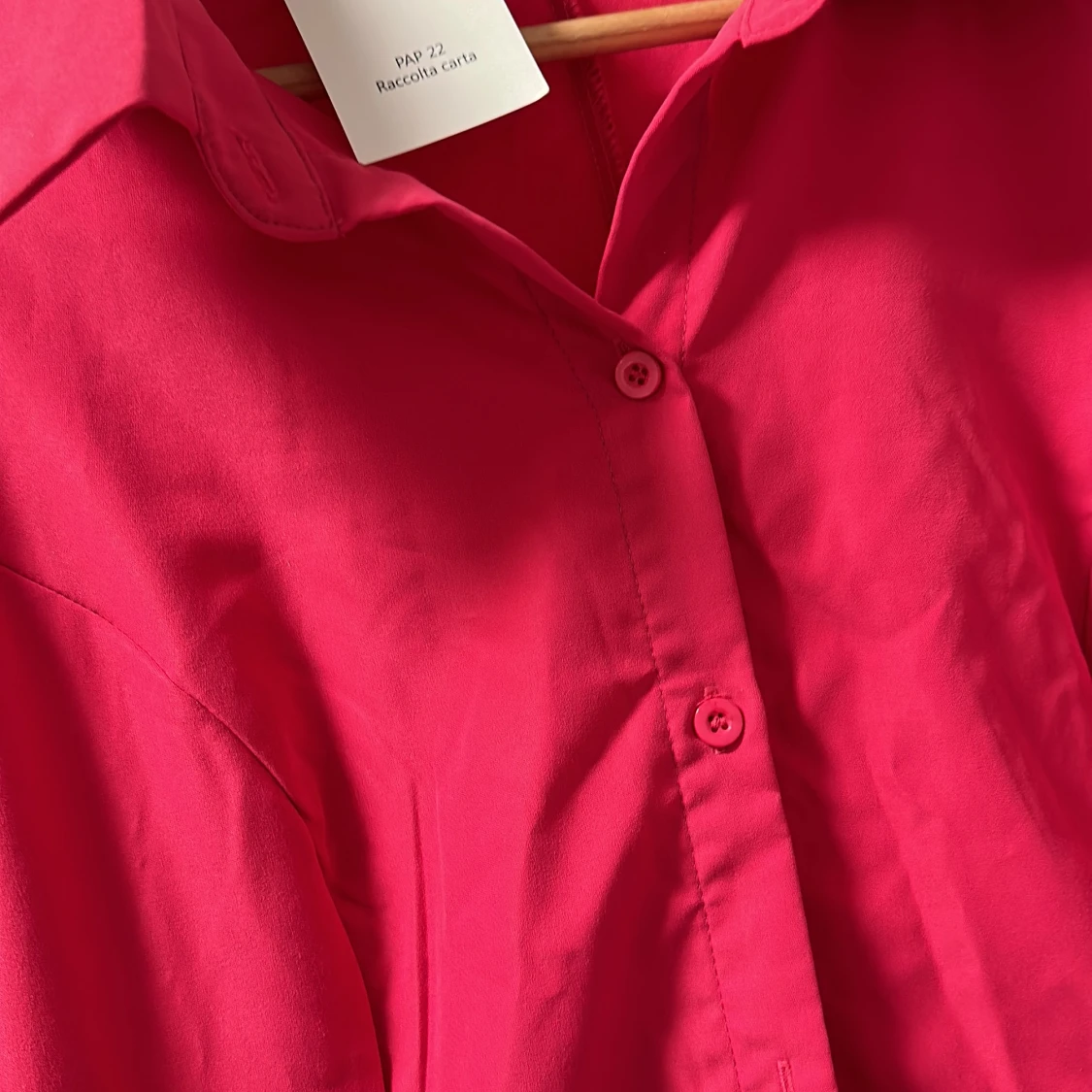 Fin mörkrösa shirt dress - 90