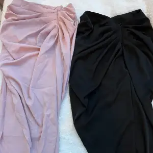 Två kjolar i färgen rosa och svart. Säljer en för 130 kr eller båda för 180 kr. Passar stl xxs-m.