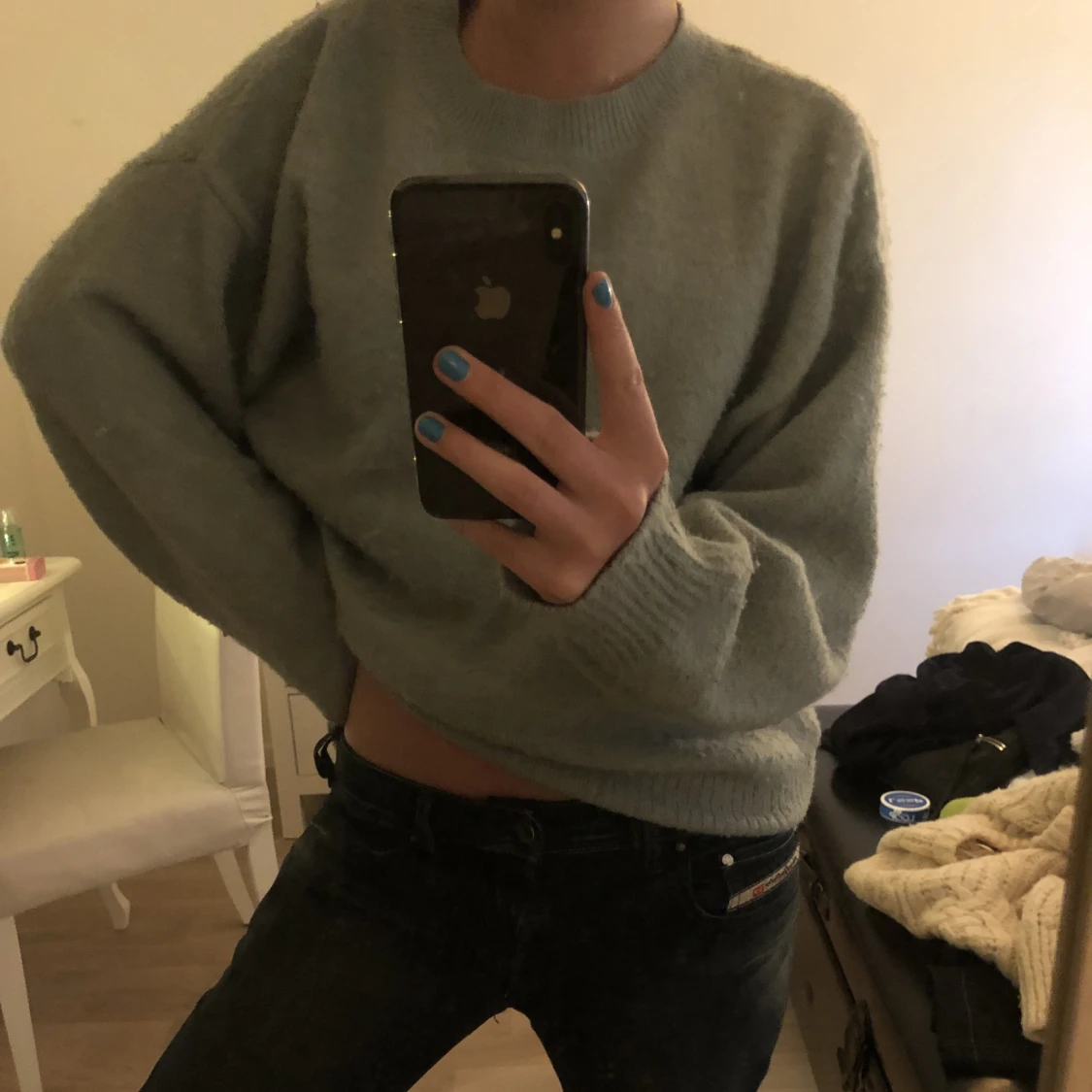 Stickad tröja  - 90