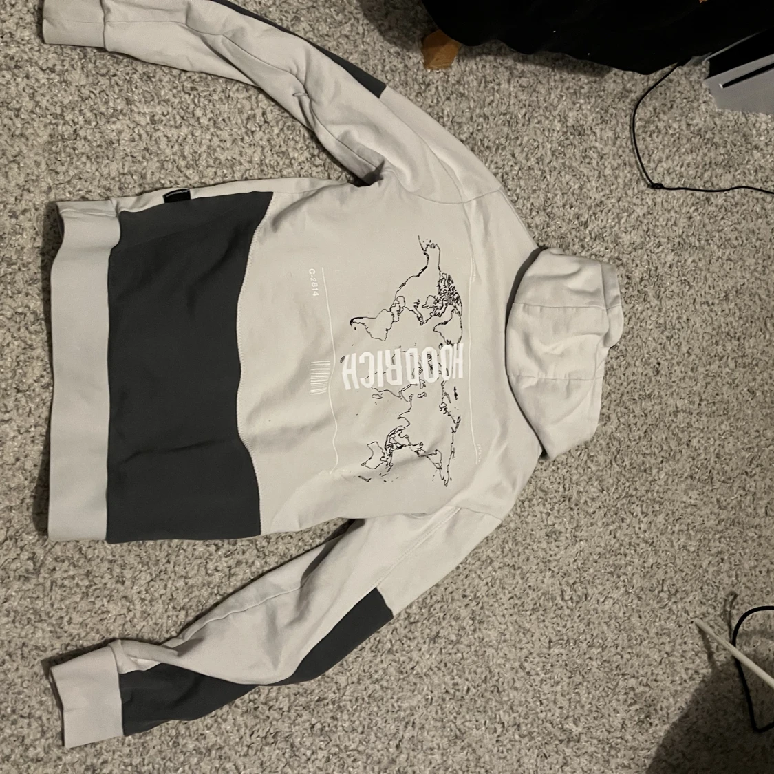 Hoodrich Hoodie  vit/ grå - 90