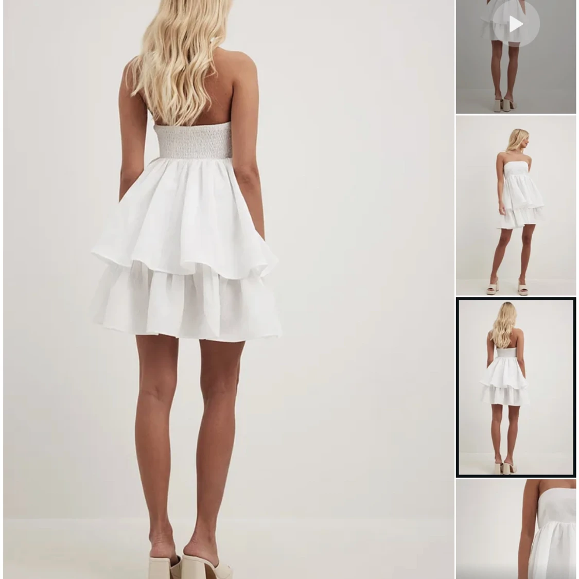Vit klänning perfekt till studenten - 90
