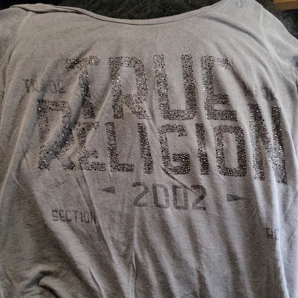 Snygg begagnad t-shirt från True Religion. Pris kan alltid diskuteras♡. T-shirts.