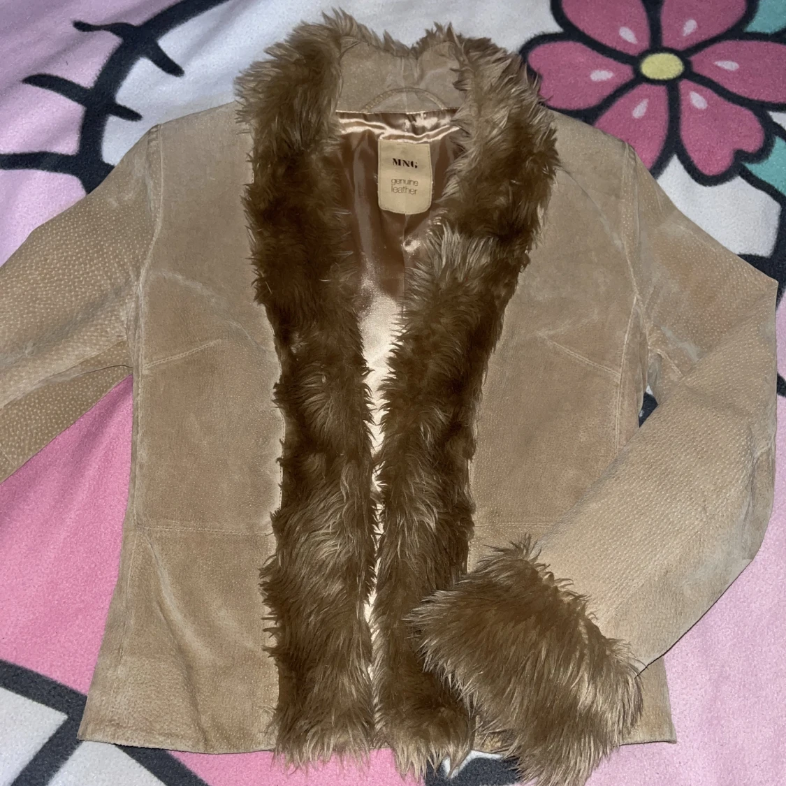 Mockajacka med päls imitation  - 90