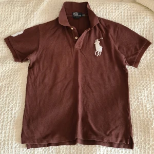 Ralph Lauren polotröja stl L - Använd o tvättad några gånger men rökfritt, fläckfritt, djurfritt o fräsch. Storlek Large.  Custom fit. Nypriset på outlet 899:-.  Mitt pris 290:- inklusive frakt.