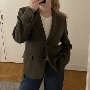 Vintage blazer - Vintage blazer! Grå/brun/ grön 