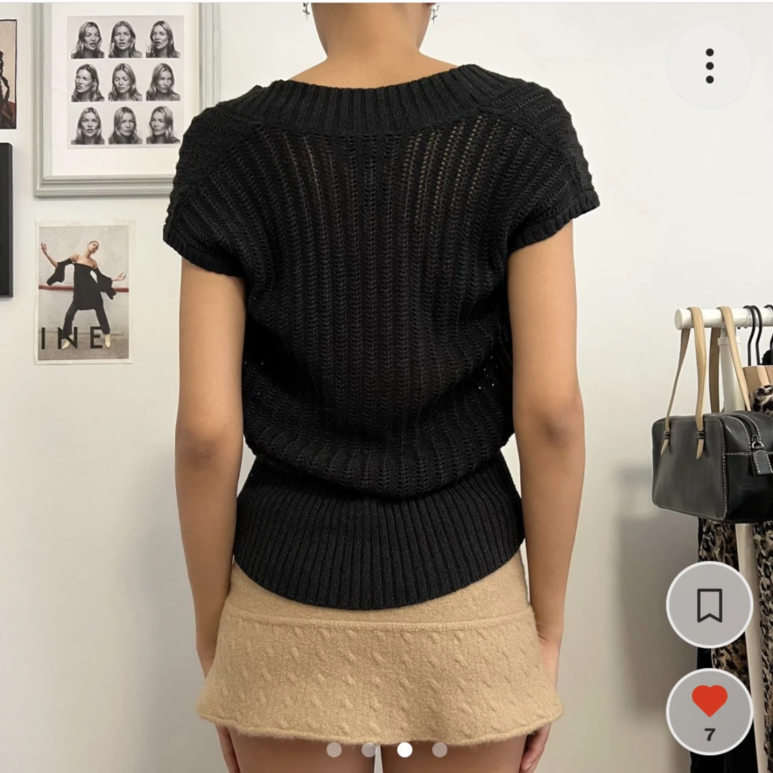 Omvändbar stickad tröja - 91