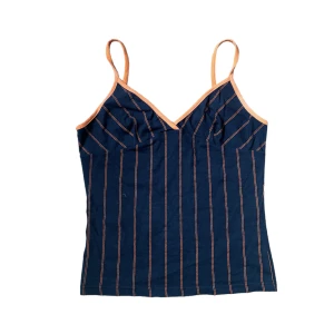 Randigt linne - Svart och oranget randigt linne