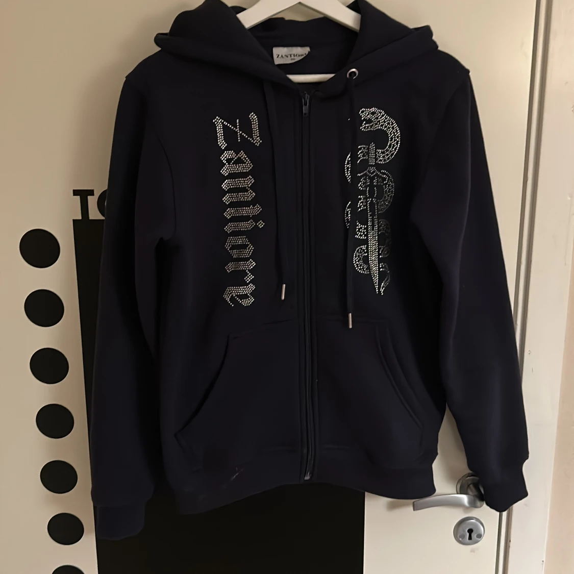 Rhinestone hoodie  - 90