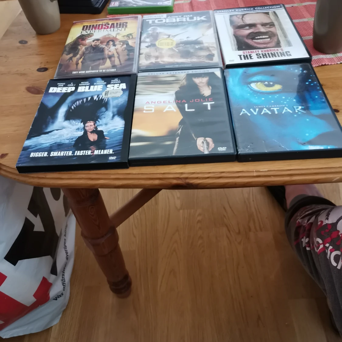 6 st dvd filmer blandat