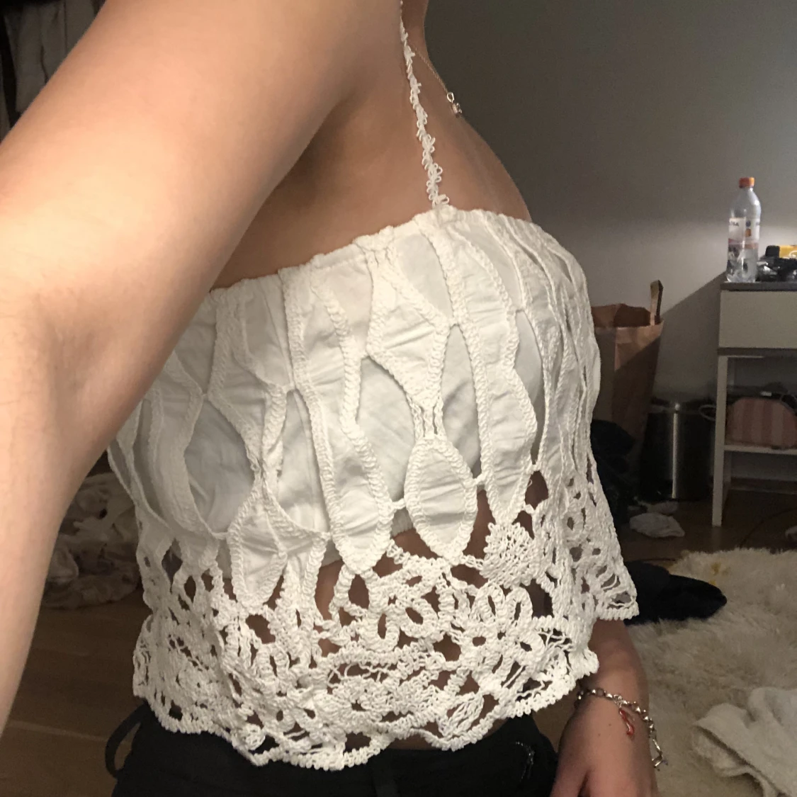 Spetsig topp från zara  - 91