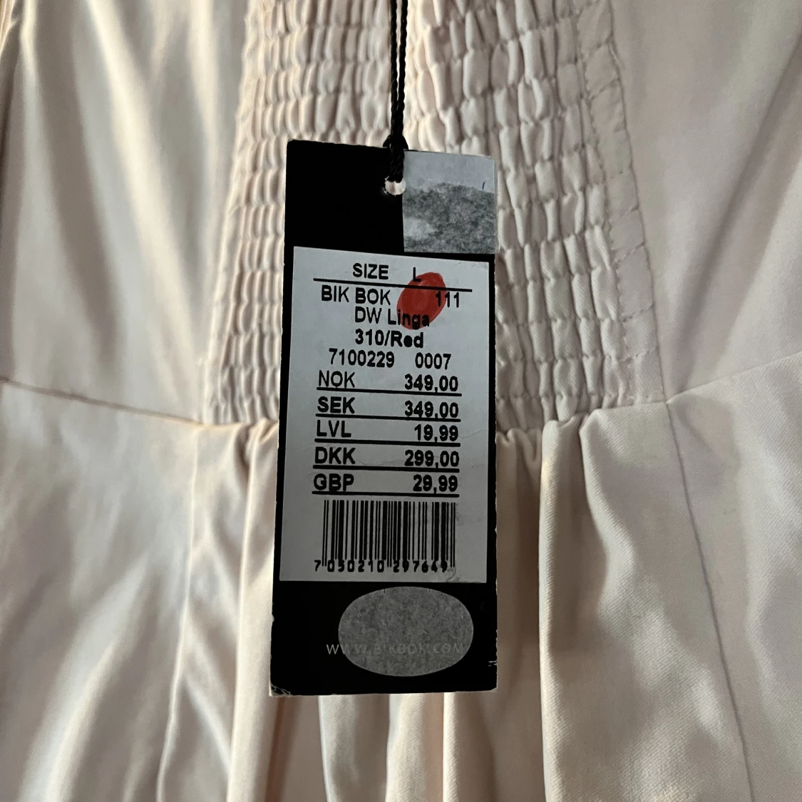 Ljusrosa klänning - 91