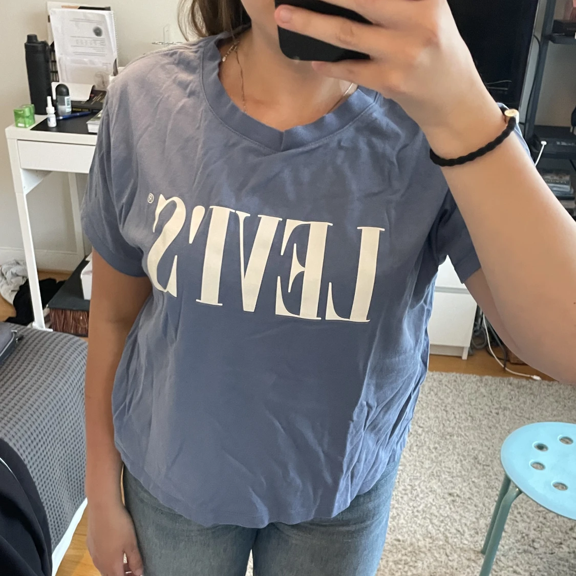 Blå Levi’s tröja  - 90